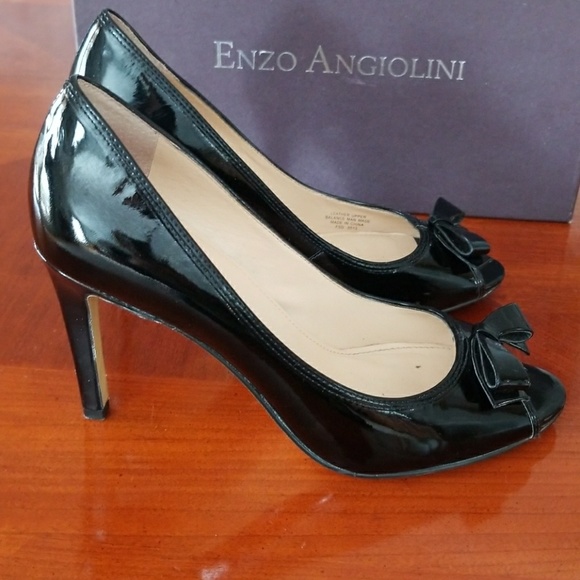 Enzo Angiolini black patent leather heels - Picture 4 of 8